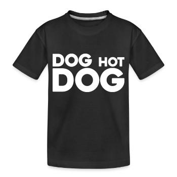Dog Hot Dog Camping Marcel Dog Hot Dog Débardeur - T-shirt bio Premium Enfant - noir - Devant