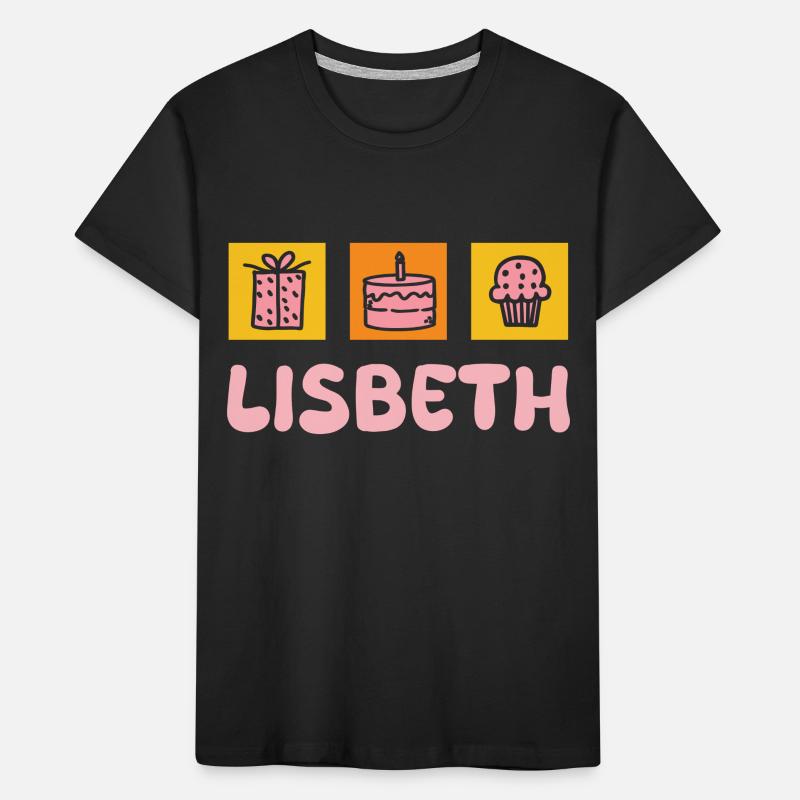 Vorname Lisbeth Kinder Premium Bio T-Shirt