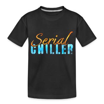 Serieller Kühler - Kinder Premium Bio T-Shirt - Schwarz - Vorne