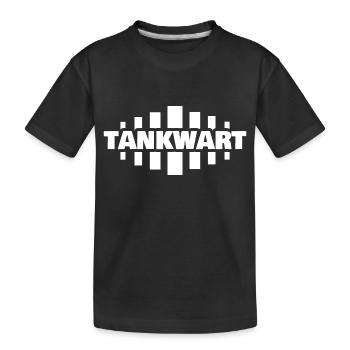 Beruf Tankwart - Kinder Premium Bio T-Shirt - Schwarz - Vorne