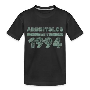 Chômeurs 1994 - T-shirt bio Premium Enfant - noir - Devant