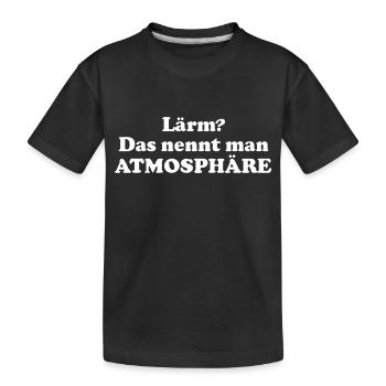 Athmosphäre Design - Kinder Premium Bio T-Shirt - Schwarz - Vorne