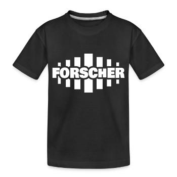 Researcher as a profession - Kids' Premium Organic T-Shirt - black - Front