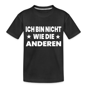 Party - Kinder Premium Bio T-Shirt - Schwarz - Vorne