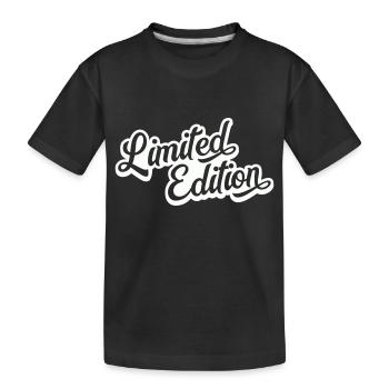 limited edition - Kinder Premium Bio T-Shirt - Schwarz - Vorne