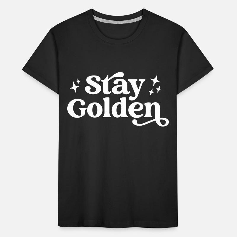 Restez doré T-shirt bio Premium Enfant