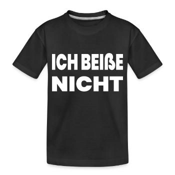 Party - Kinder Premium Bio T-Shirt - Schwarz - Vorne