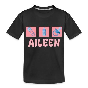 Sucette Aileen - T-shirt bio Premium Enfant - noir - Devant