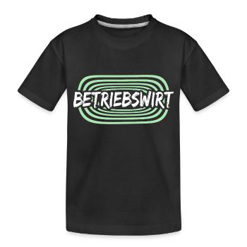 Travail Économiste d’entreprise - T-shirt bio Premium Enfant - noir - Devant