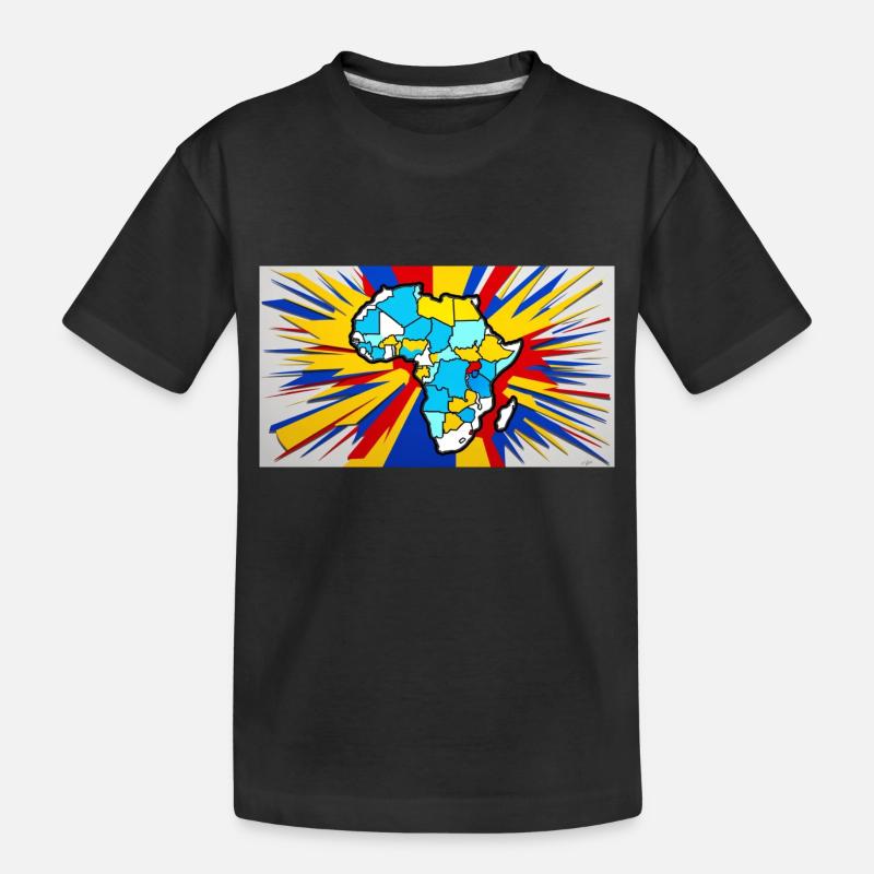 Couleur d Afrique - T-shirt bio Premium Enfant - noir