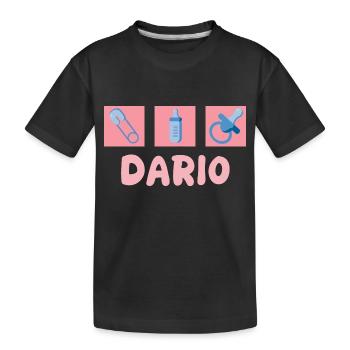 Sucette Dario - T-shirt bio Premium Enfant - noir - Devant