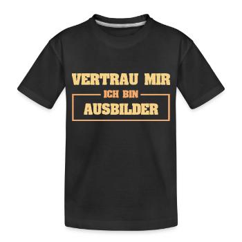 Cadeau pour l’instructeur - T-shirt bio Premium Enfant - noir - Devant
