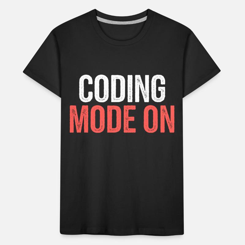 Coding Mode On 10 Kinder Premium Bio T-Shirt