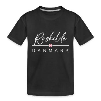 Dänemark - Roskilde - Danmark - Denmark - Kinder Premium Bio T-Shirt - Schwarz - Vorne