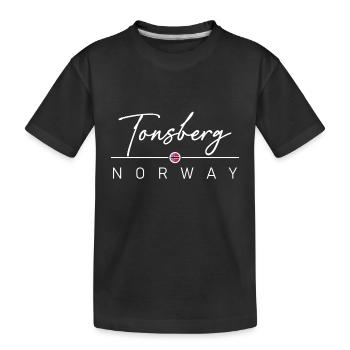 Norvège - Tonsberg - Norvège - Norvège - T-shirt bio Premium Enfant - noir - Devant