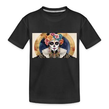 LA CATRINA DELUXE - T-shirt bio Premium Enfant - noir - Devant