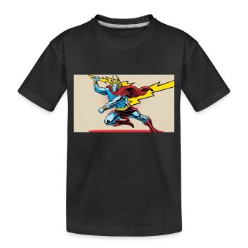 nVx Zeus 1 - Kids' Premium Organic T-Shirt - black - Front