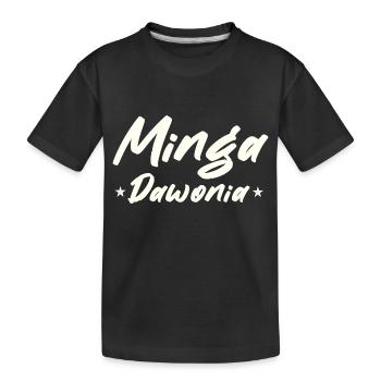 Minga Spruch wohne in münchen - Kinder Premium Bio T-Shirt - Schwarz - Vorne
