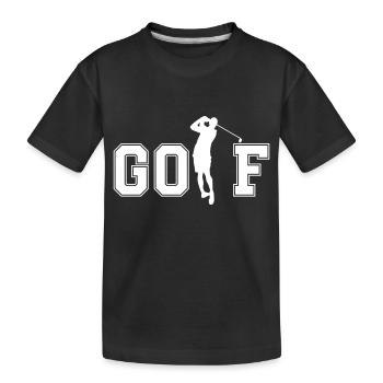 golfe - T-shirt bio Premium Enfant - noir - Devant