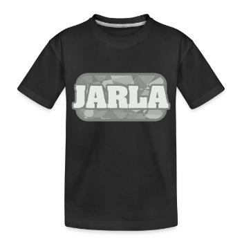 Jarla als Gesundheit - Kinder Premium Bio T-Shirt - Schwarz - Vorne