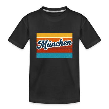 MÜNCHEN - MUNICH - T-shirt bio Premium Enfant - noir - Devant