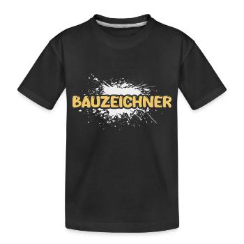 Emploi Dessinateur - T-shirt bio Premium Enfant - noir - Devant