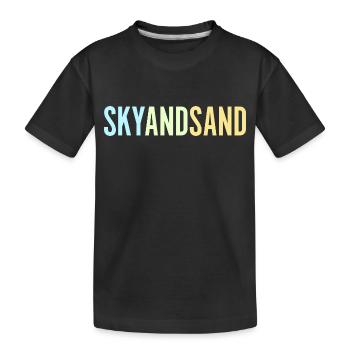 Sky And Sand - Kinder Premium Bio T-Shirt - Schwarz - Vorne