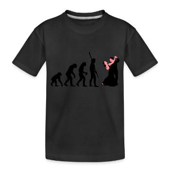 evolution_tanzpaar_a_2c - T-shirt bio Premium Enfant - noir - Devant