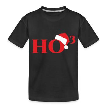 Noël Ho³ - T-shirt bio Premium Enfant - noir - Devant