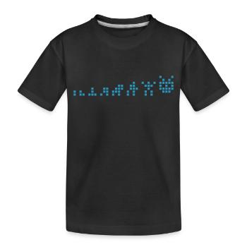 Pixel Evolution - T-shirt bio Premium Enfant - noir - Devant