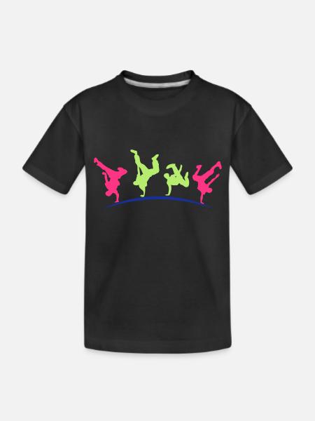 Break Dance Hip-Hop-danseur18 - Kinder Premium Bio T-Shirt - Schwarz