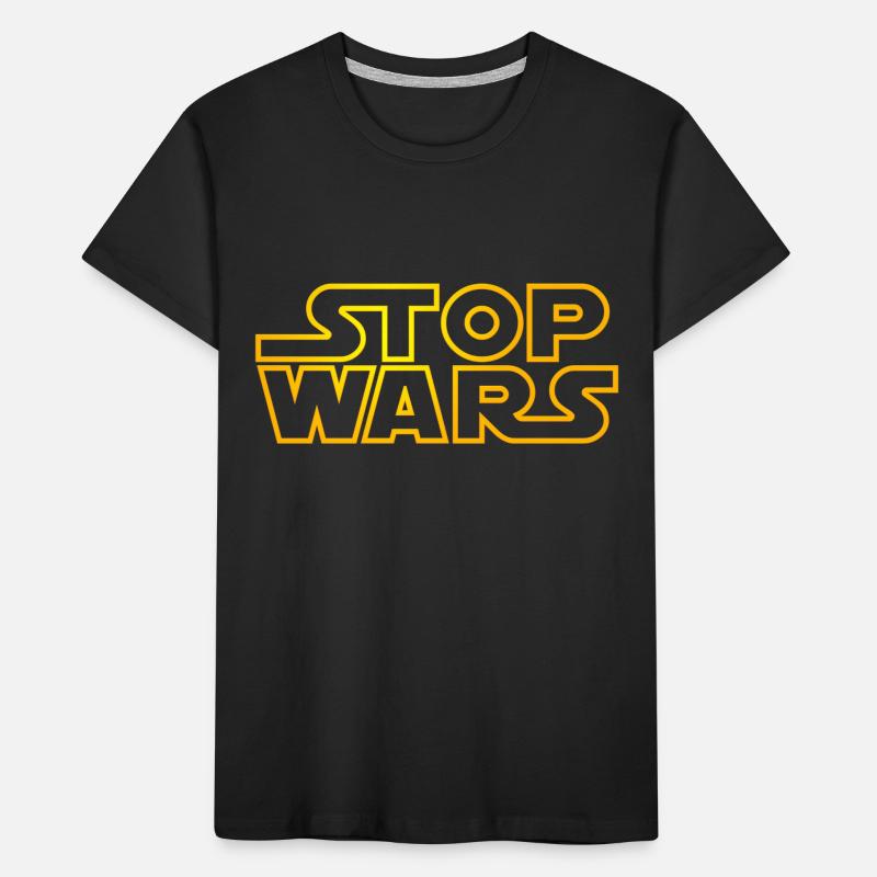 stop wars starlight outline Kids' Premium Organic T-Shirt