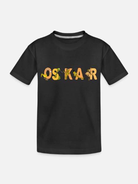 Oskar - Kinder Premium Bio T-Shirt - Schwarz