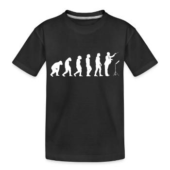 Conductors Musicians Band Evolution Conductor Music - Kids' Premium Organic T-Shirt - black - Front