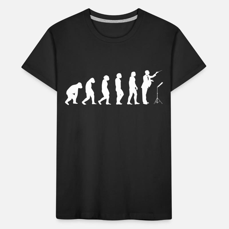 Dirigenten Musiker Band Evolution Dirigent Musik Kinder Premium Bio T-Shirt