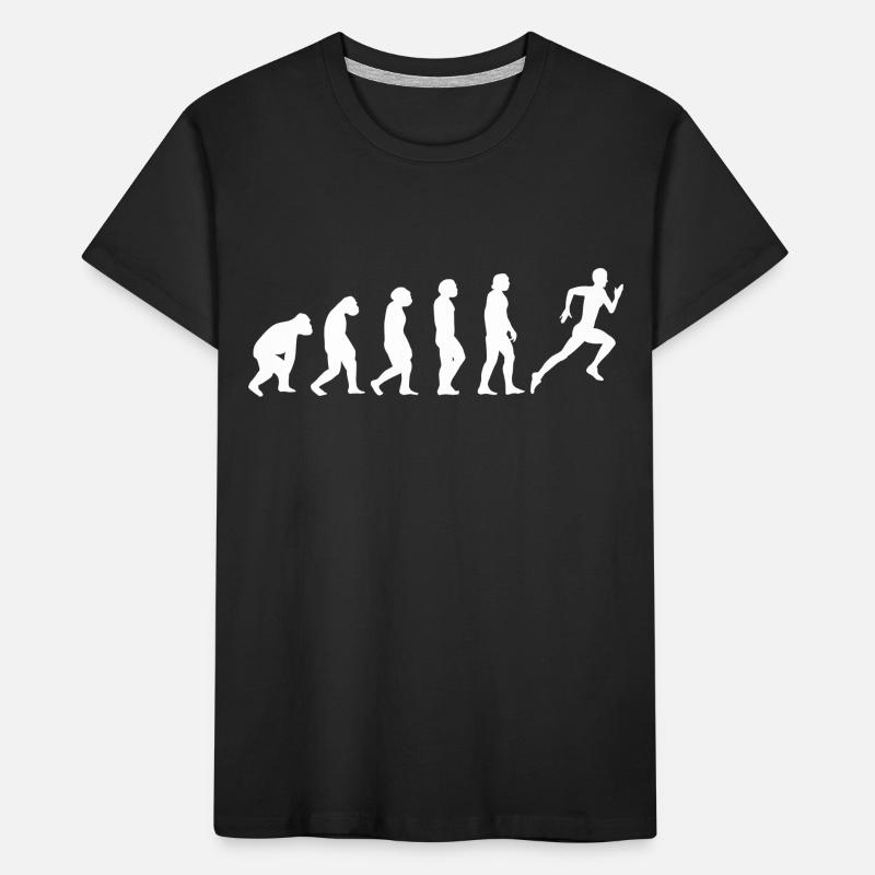 Sprint course fit jogging Cardio Evolution run T-shirt bio Premium Enfant