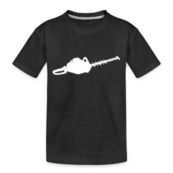 Heckenschere Heckenschneider - Kinder Premium Bio T-Shirt - Schwarz - Vorne