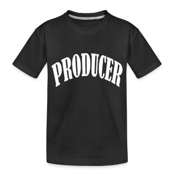 producteur de film producteur de musique love maker boss - T-shirt bio Premium Enfant - noir - Devant