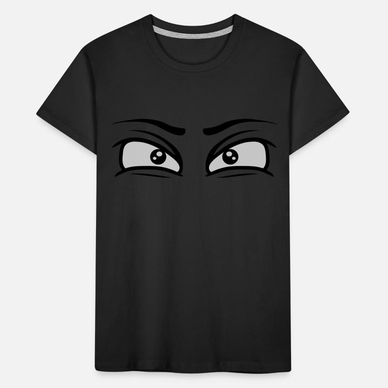 Willpower Determined eyes Kids' Premium Organic T-Shirt