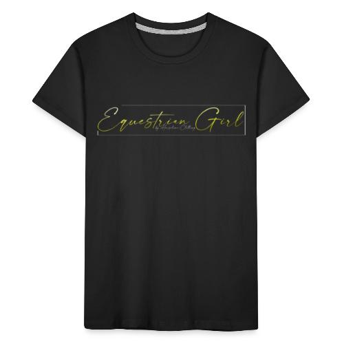 Equestrian Girl Reitsport - Kinder Premium Bio T-Shirt