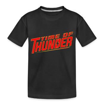 RED POWER - Kids' Premium Organic T-Shirt - black - Front