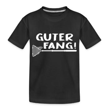 pêche à la glace pêche bon filet de pêche - T-shirt bio Premium Enfant - noir - Devant