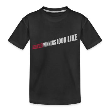 What Winners Look Like - Kinder Premium Bio T-Shirt - Schwarz - Vorne