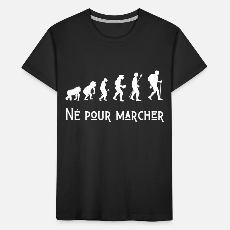 né pour marcher évolution T-shirt bio Premium Enfant
