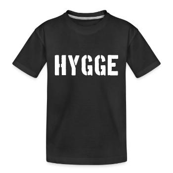 Hygge - Tradition danoise - Attitude à l’égard de la vie - Nice - T-shirt bio Premium Enfant - noir - Devant