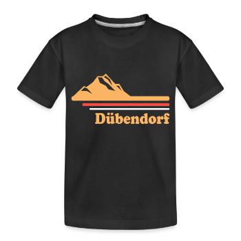 Dübendorf Ville Suisse Dübendorfer Dübendorferin - T-shirt bio Premium Enfant - noir - Devant