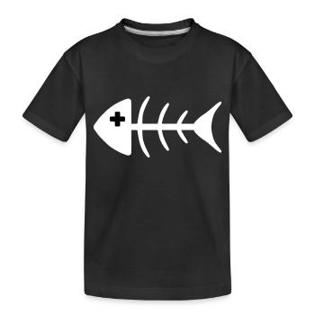 DEAD HOUTA WHITE - Kids' Premium Organic T-Shirt - black - Front