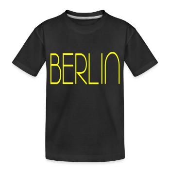 Berlin City - Kinder Premium Bio T-Shirt - Schwarz - Vorne