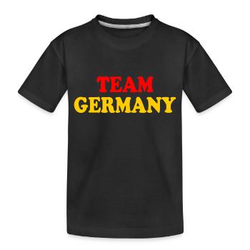 Deutschland - Kinder Premium Bio T-Shirt - Schwarz - Vorne