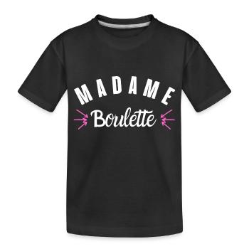 madame boulette - T-shirt bio Premium Enfant - noir - Devant